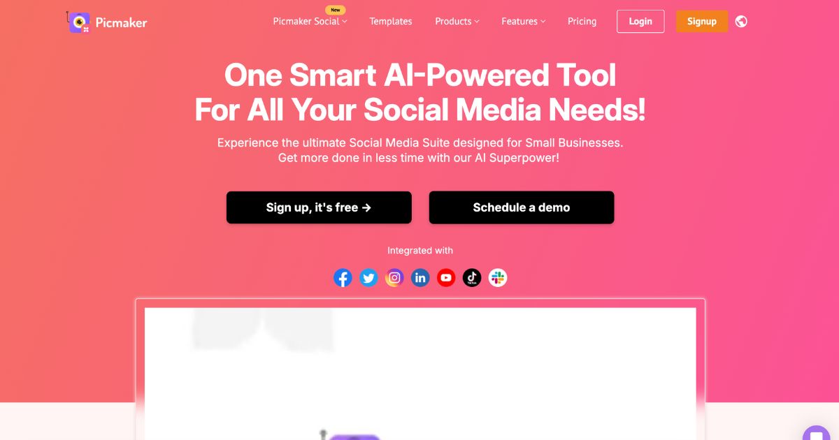 PicMaker: AI social media suite