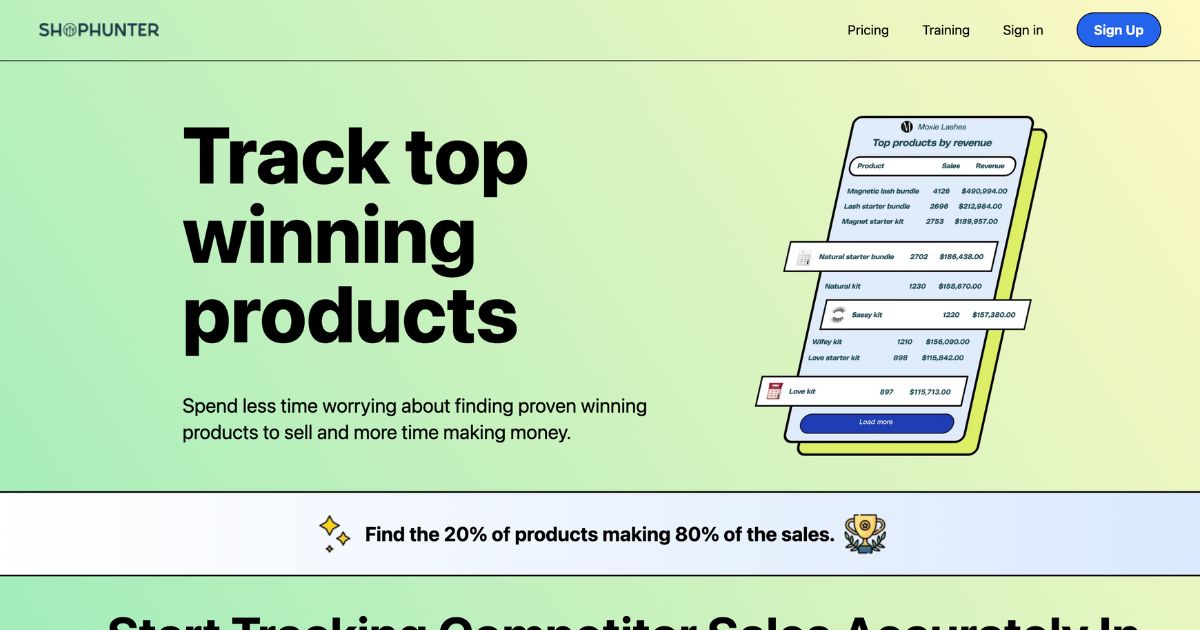 Shophunter: Product tracking tool for e-commerce