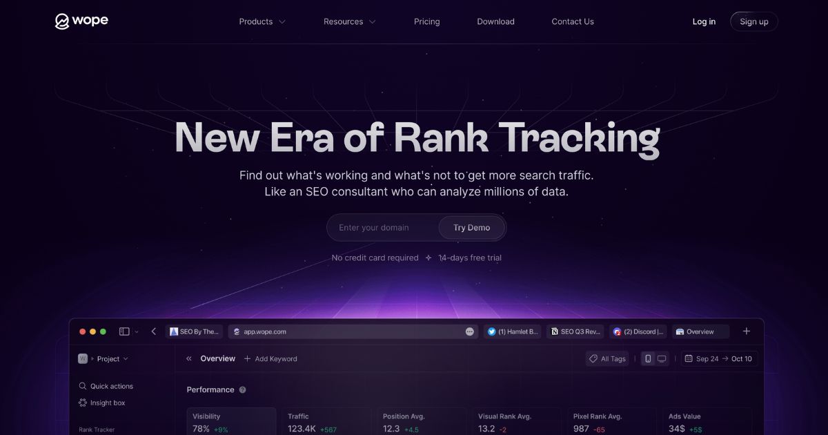 Wope: Smart SEO tool