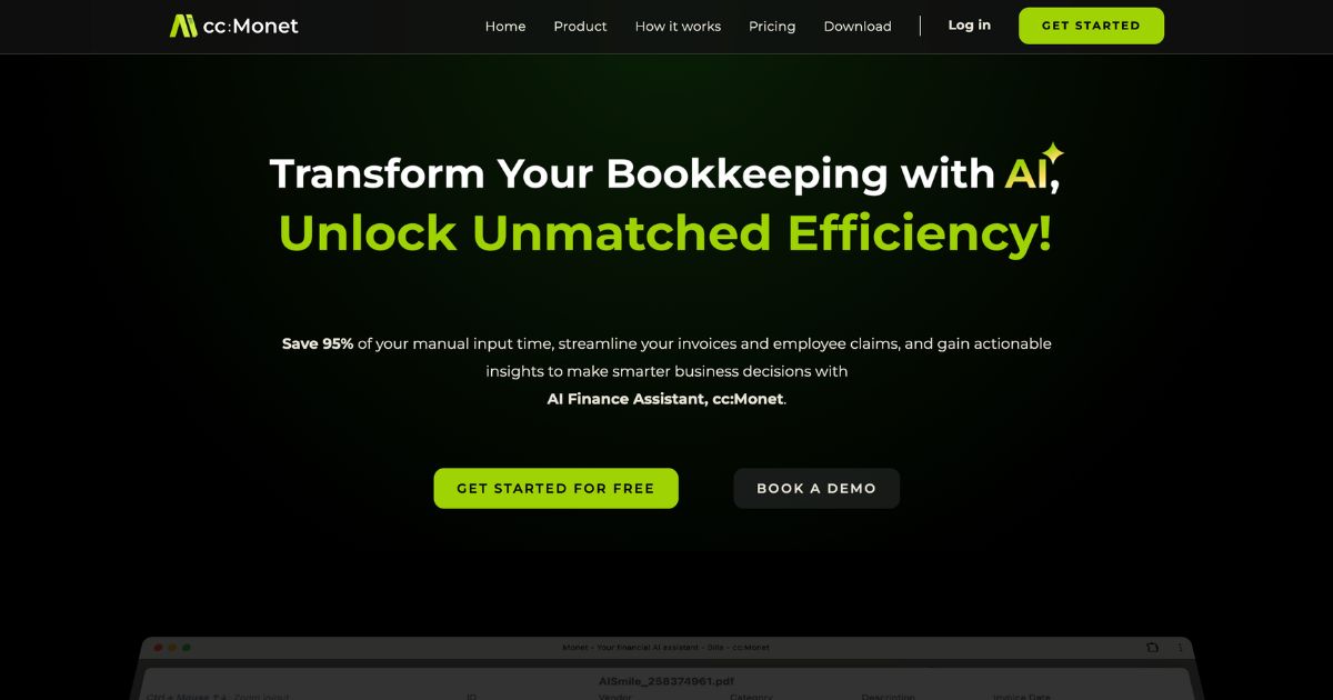 ccMonet: AI finance assistant