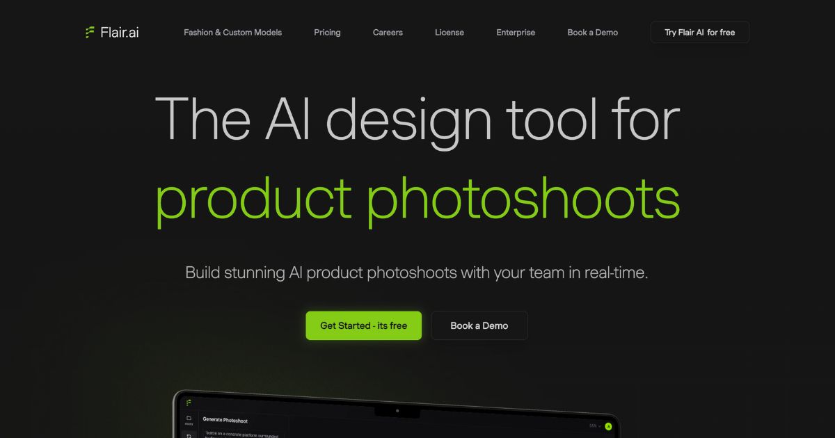 FlairAi: AI for product photoshoots