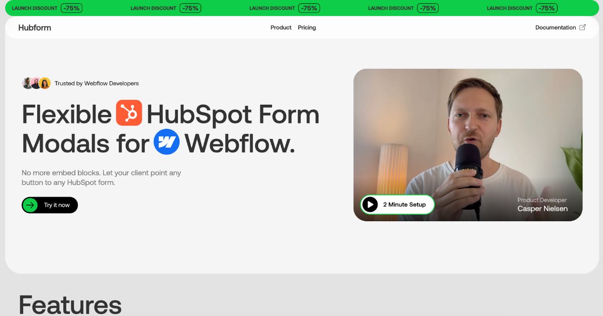 HubForm: Customizable HubSpot form modals