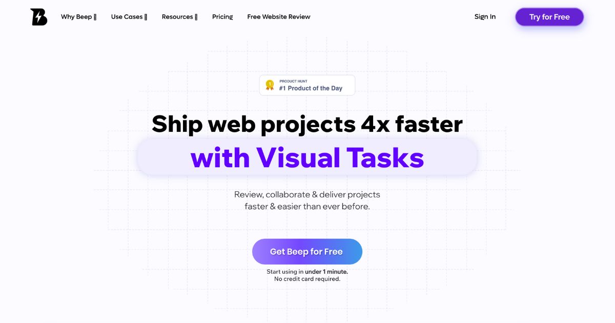 JustBeepIt: Simplifying feedback and collaboration