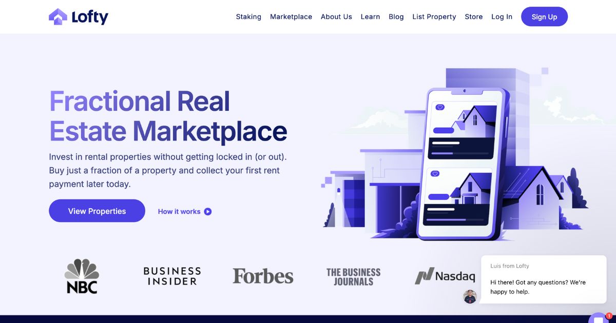 Lofty: Fractional real estate investing solution