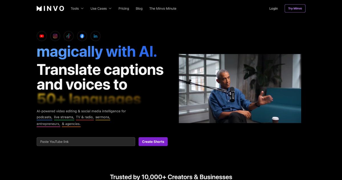 Minvo: AI-powered video editing tool