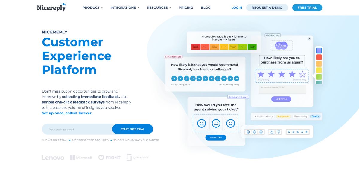 Nicereply: Customer feedback platform