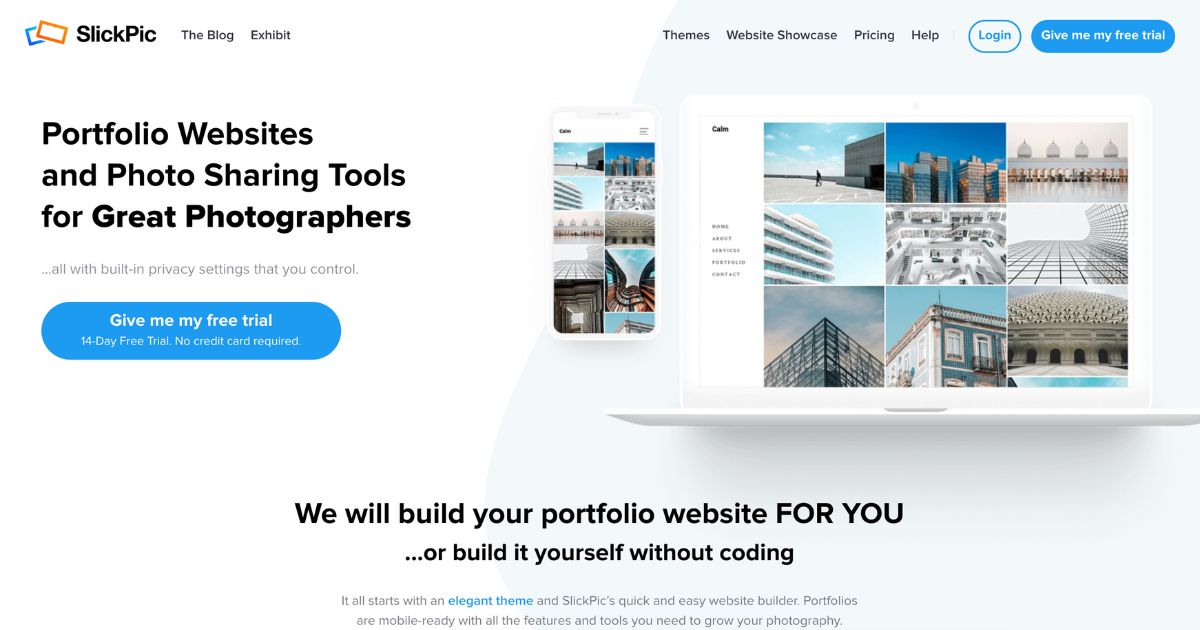 SlickPic: Portfolio websites for photographers