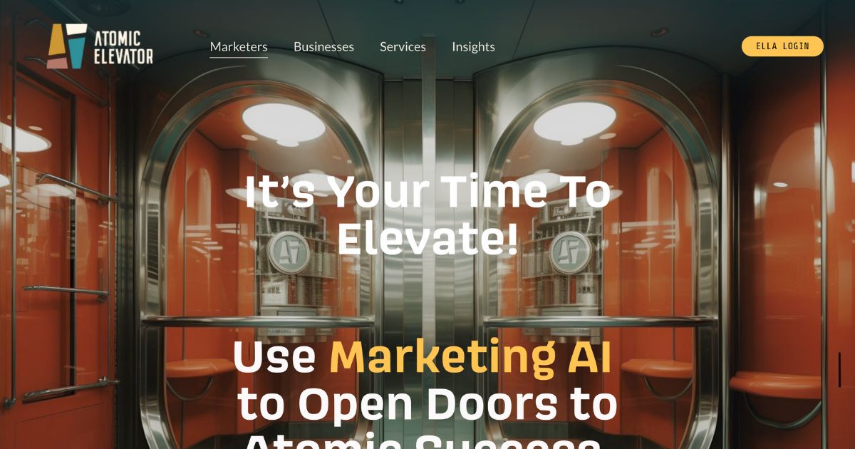 AtomicElevator: AI for marketing success