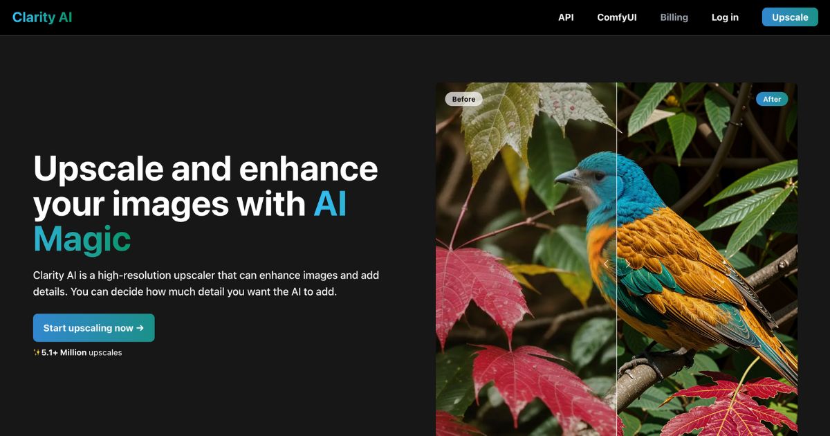 ClarityAI: AI image enhancement