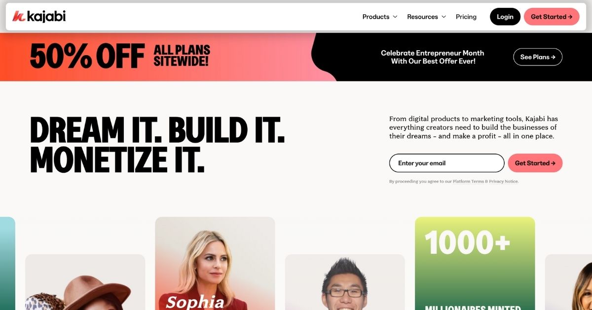 Kajabi: Monetize your business dreams