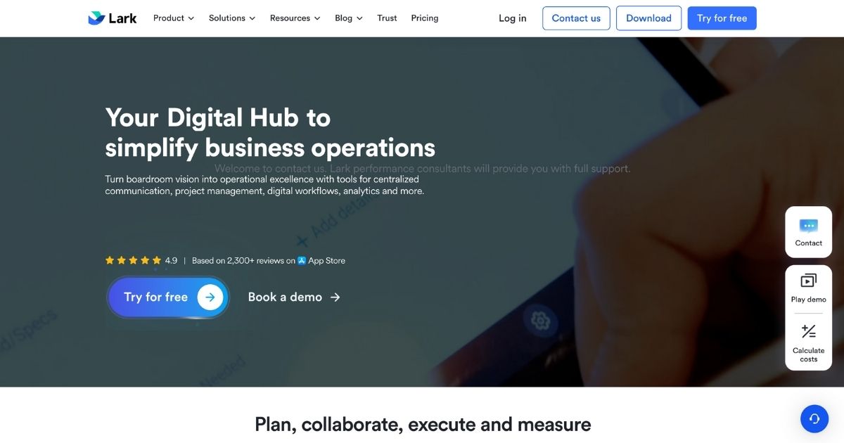 Lark: Digital hub for business operations