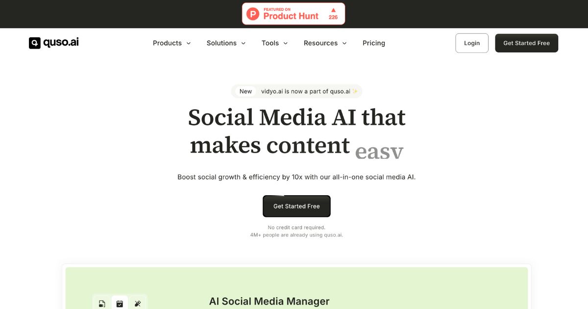 Quso: Social media AI for business growth