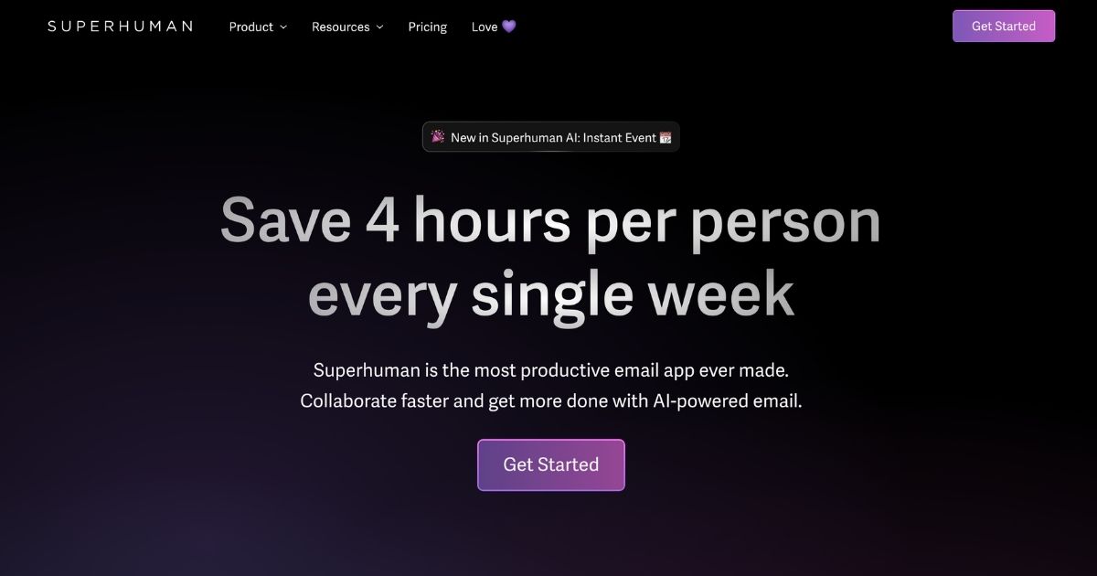 Superhuman: Efficient email tool