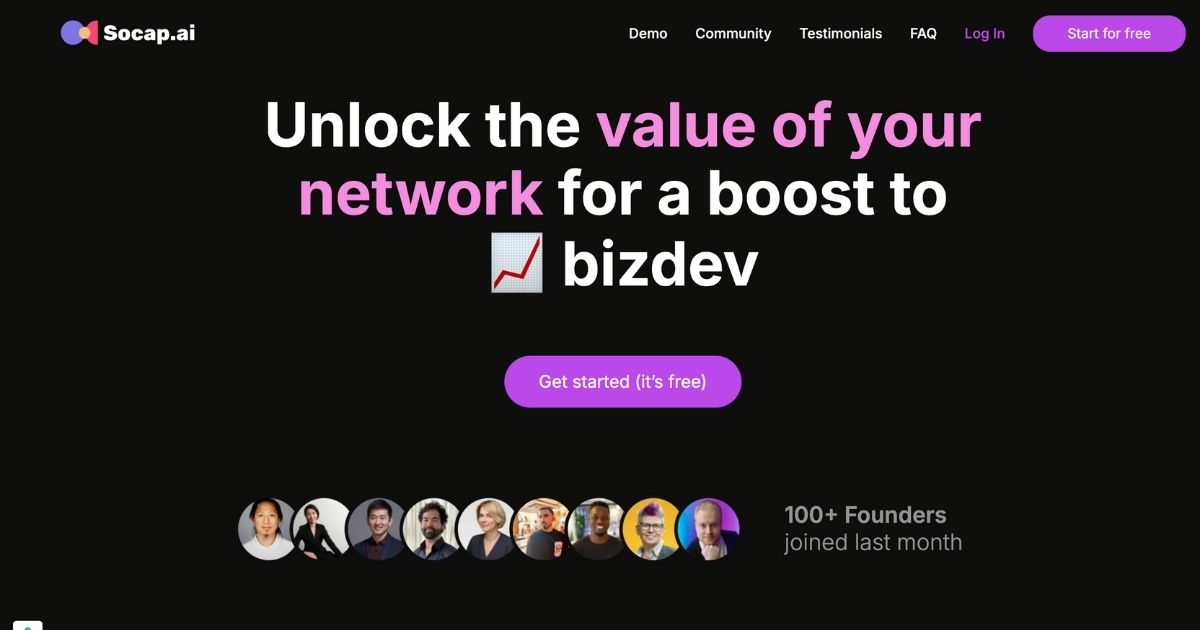 socap: AI networking tool