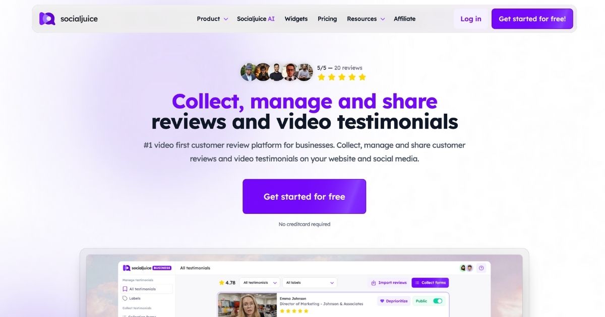 SocialJuice: Review collection and sharing