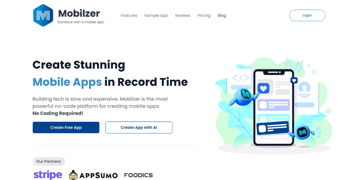 Mobilzer: No-code mobile app builder