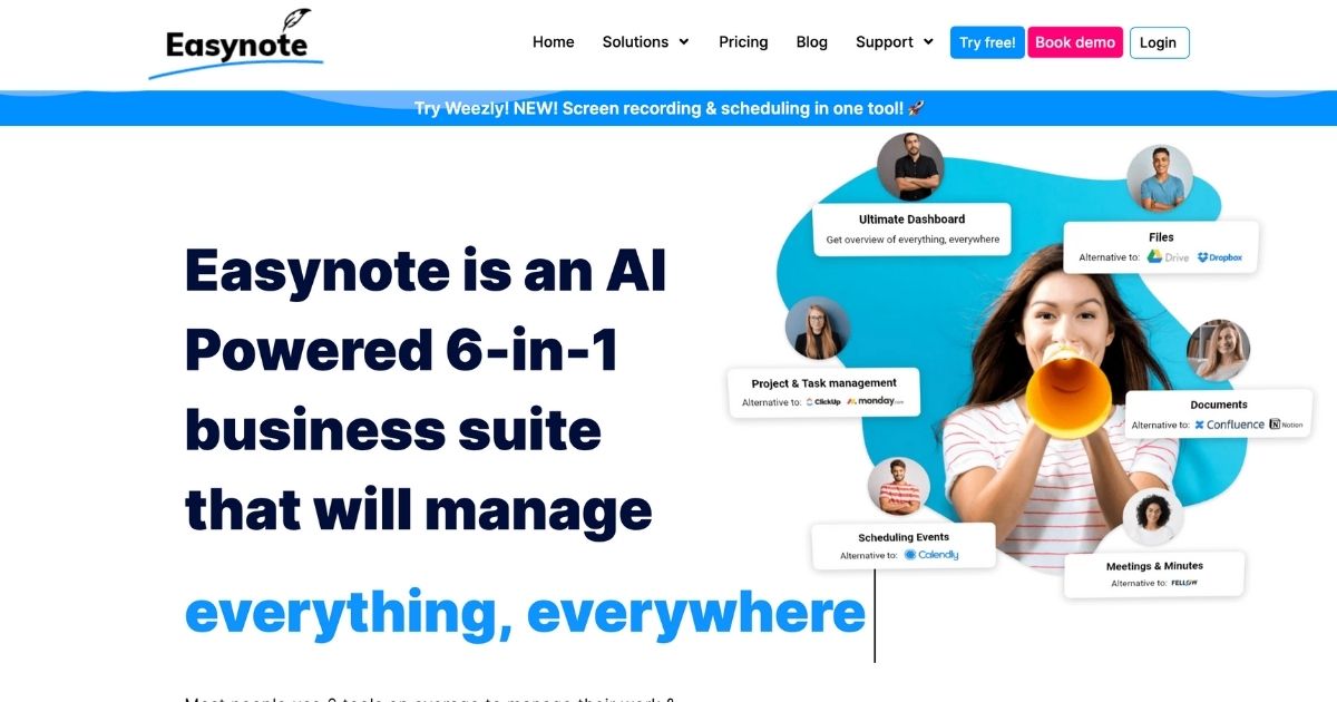 EasyNote: AI business suite