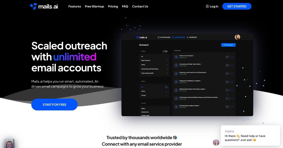 MailsAI: Automated AI email campaigns