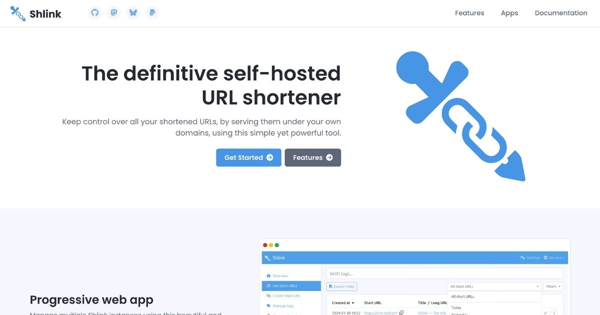 Shlink: URL shortening and tracking