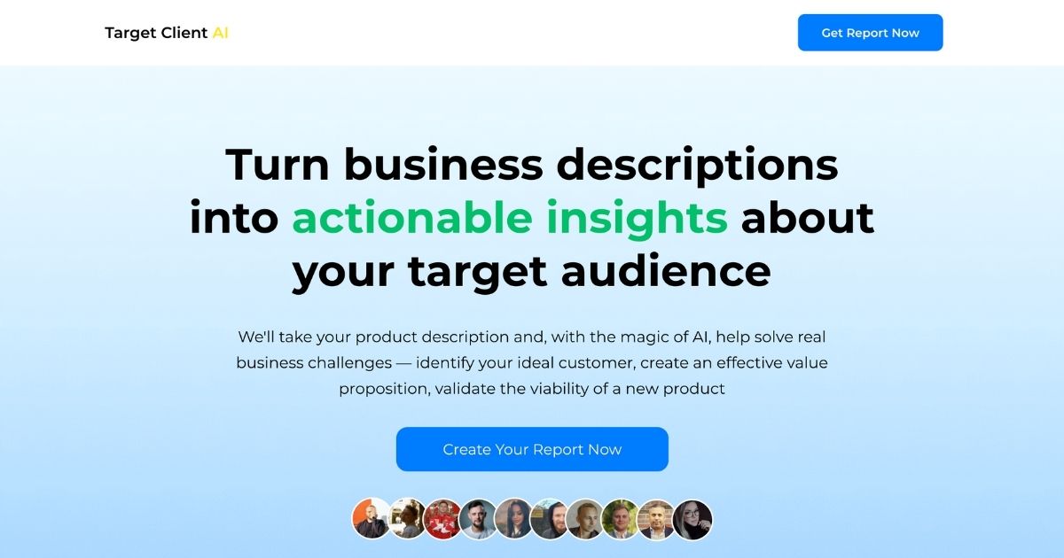 TargetClient: AI-driven audience insights tool
