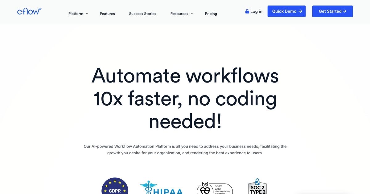 CFlow: Workflow automation and integration
