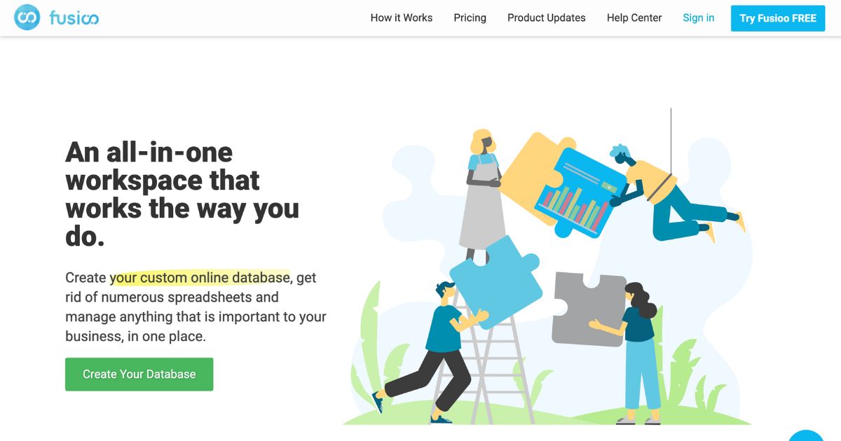 Fusioo: All-in-one customizable workspace