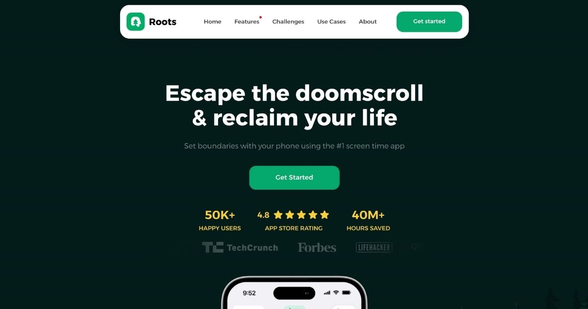 Roots: Screen time management tool