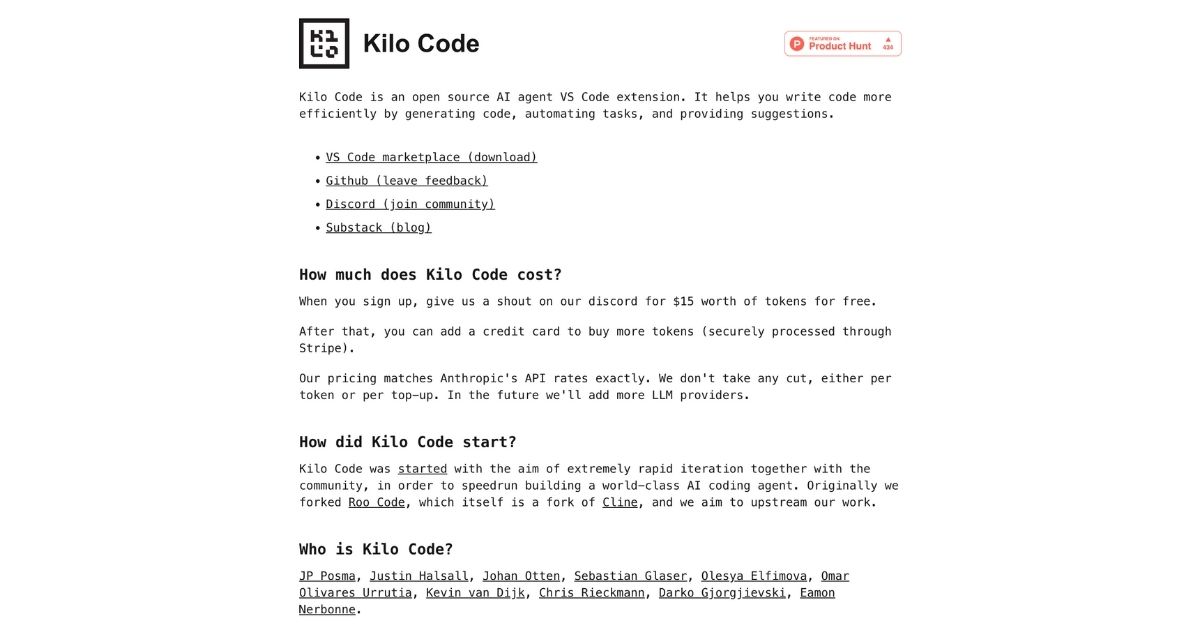KiloCode: AI coding assistant