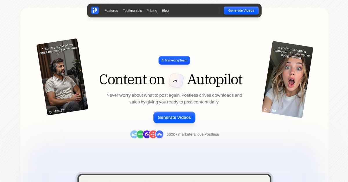 Postless: Automated social media tool