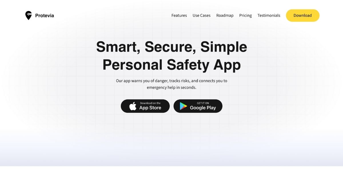 Protevia: Personal safety app & protector