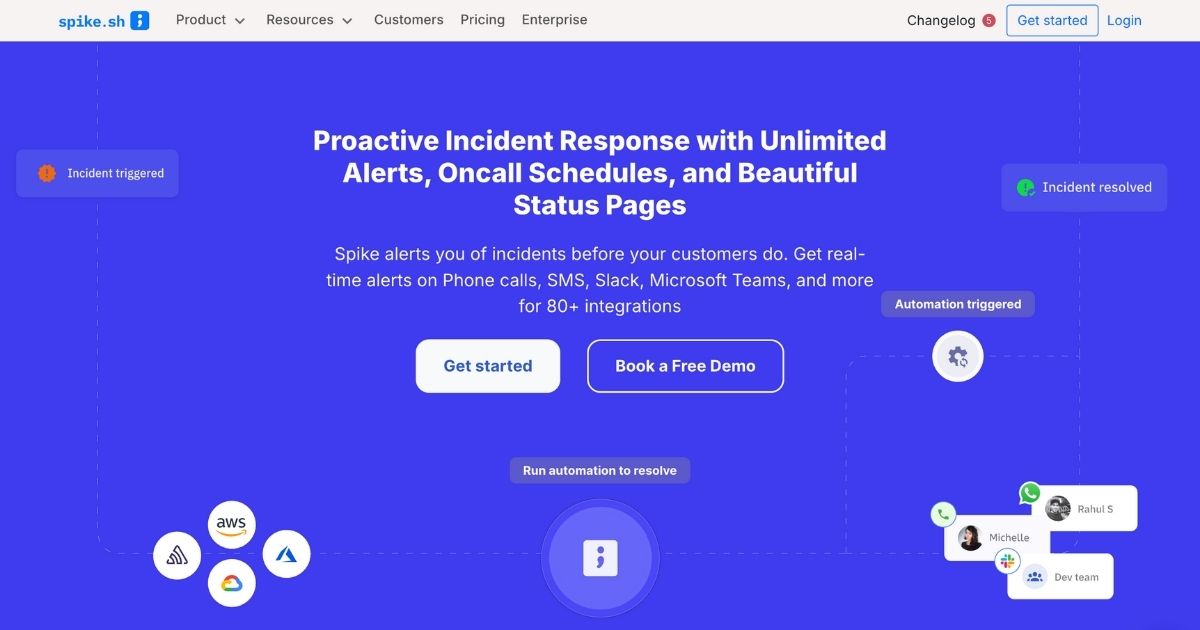 SpikeSh: Incident management tool