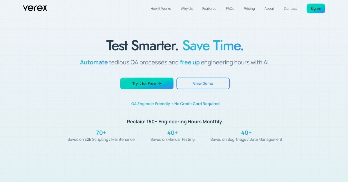 VerexAI: Streamline QA testing process