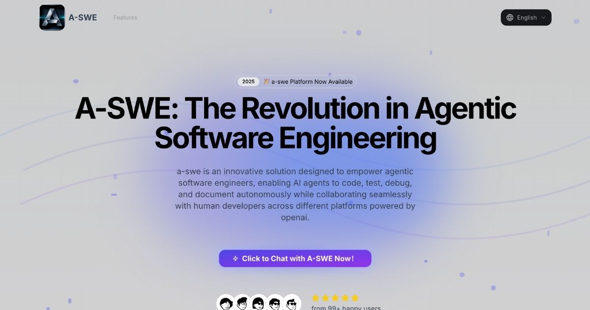A-SWE: Agentic software engineering platform
