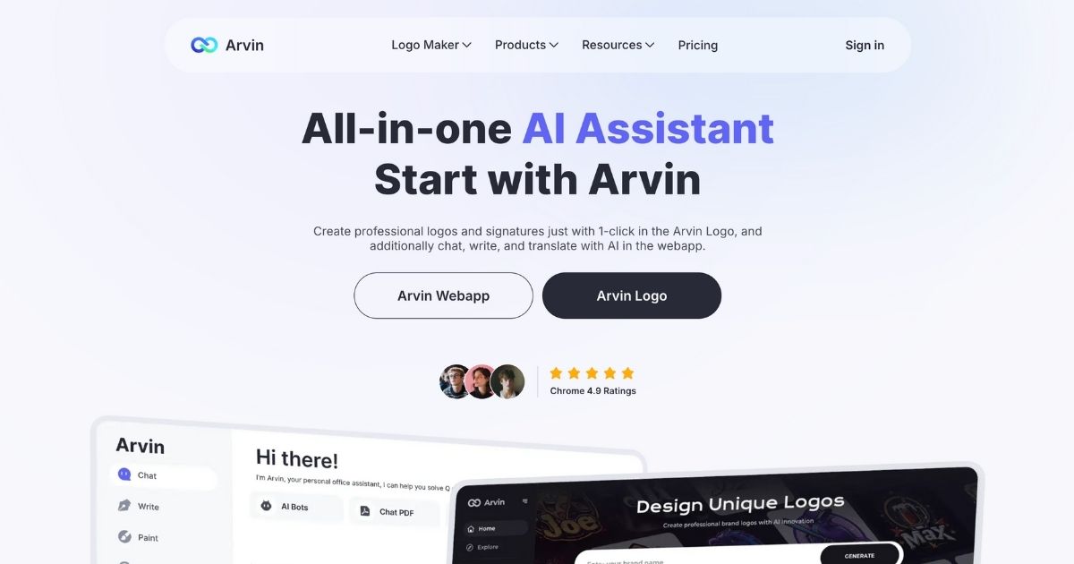 Arvin: All-in-one AI business tool