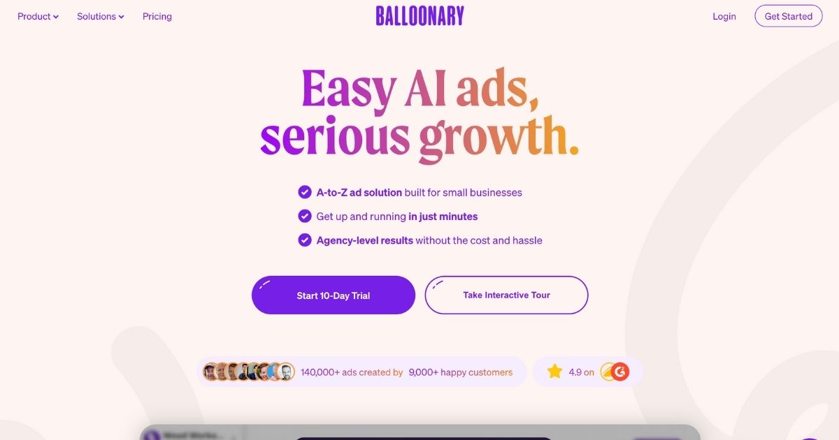 Balloonary: AI ad generator