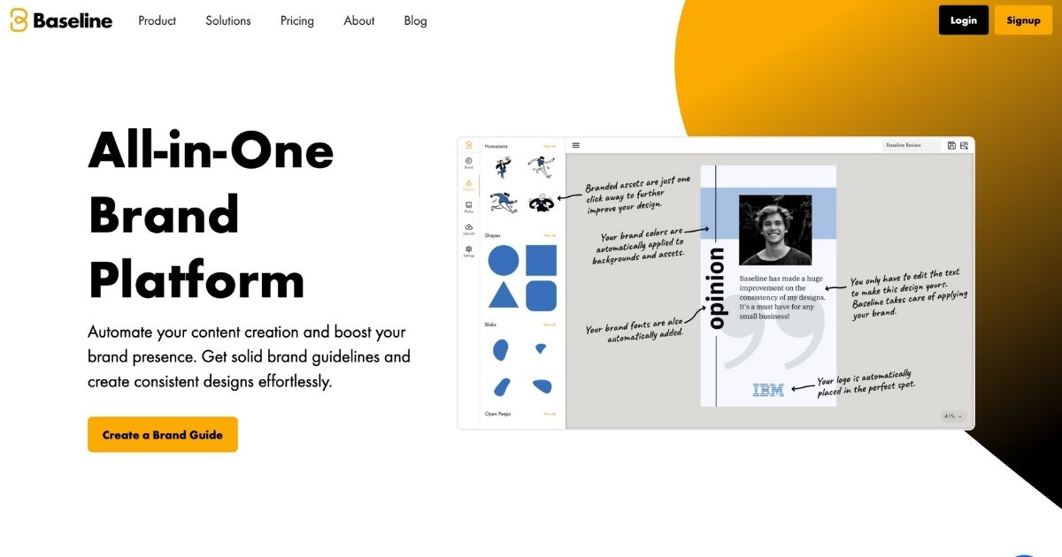 Baseline: All-in-one brand management platform