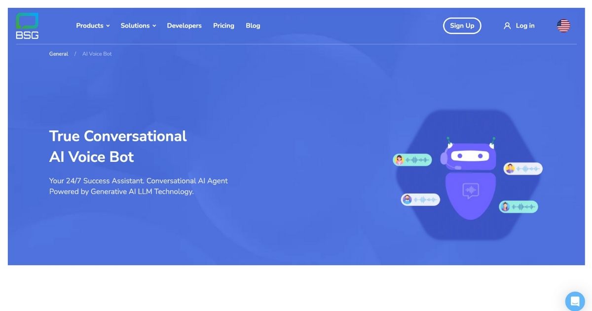BSGAiVoiceBot: Conversational AI tool
