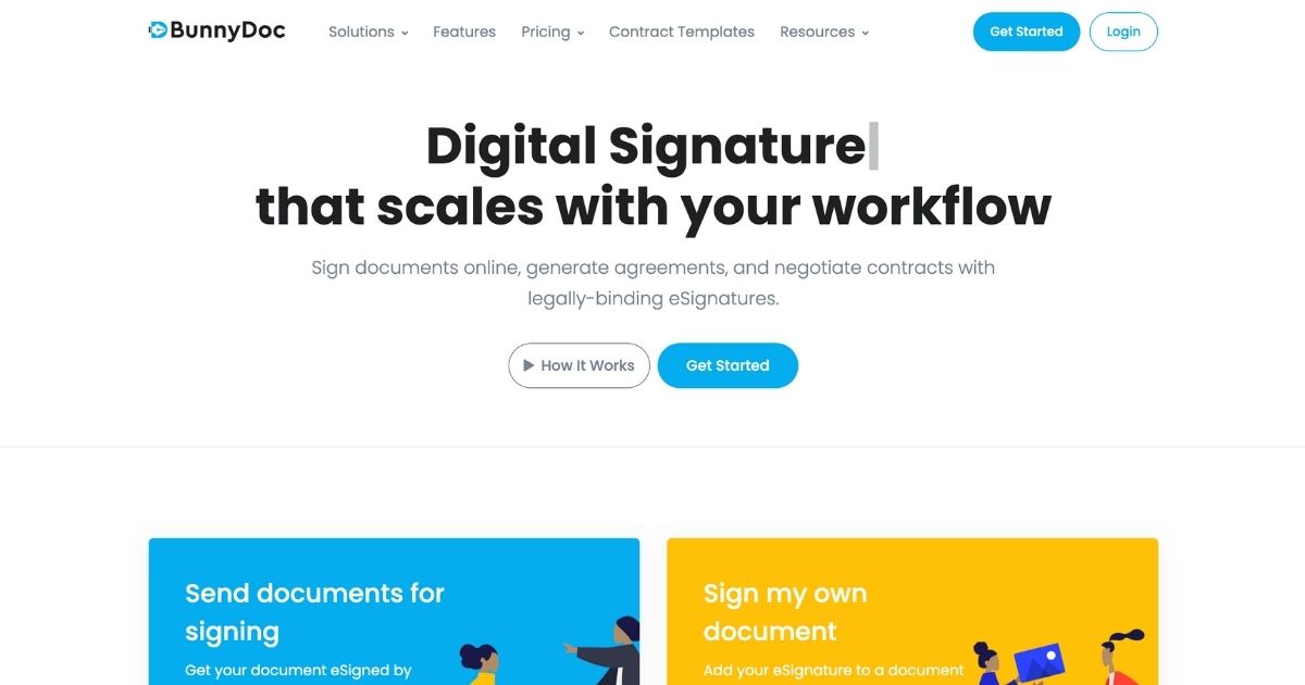 BunnyDoc: Easy e-signing and collaboration