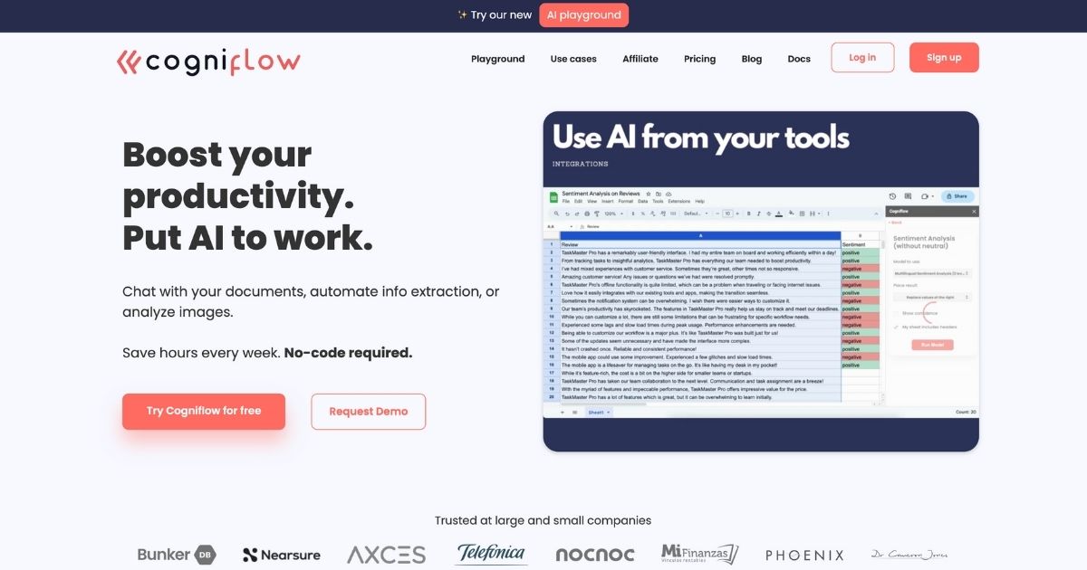 CogniFlow: Boosting productivity with AI