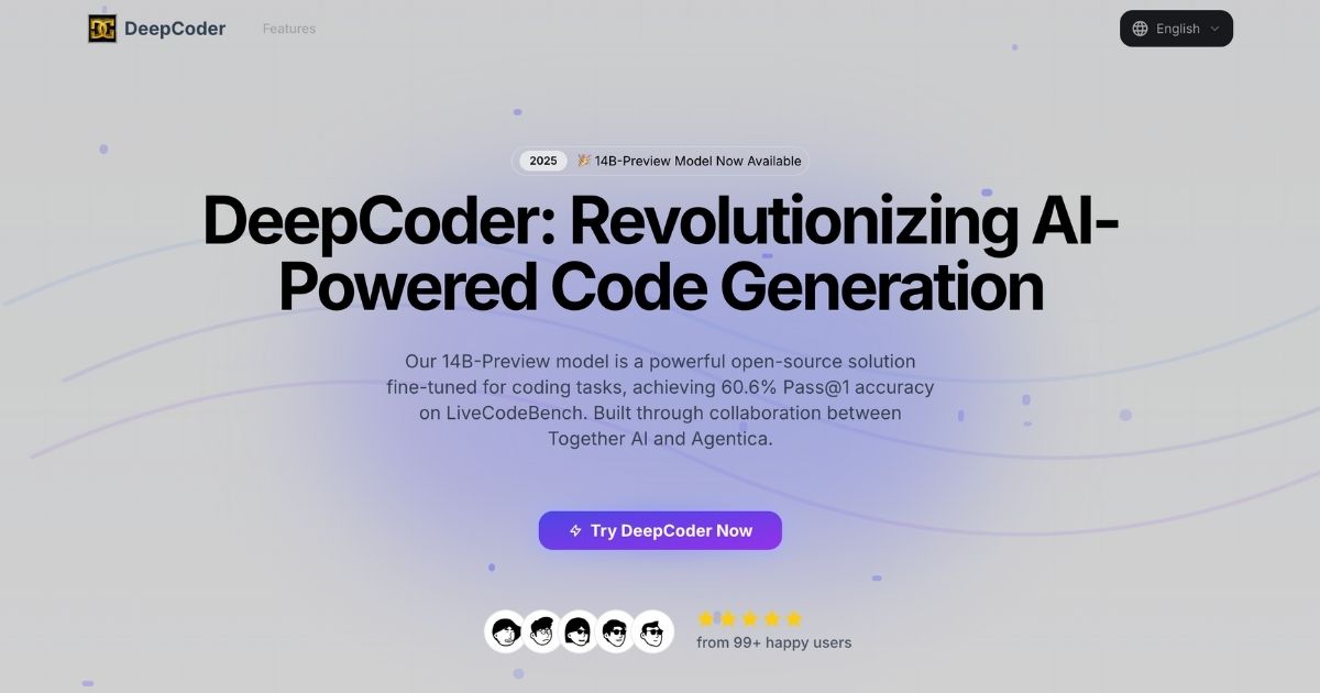 DeepCoder: AI-powered code generation platform