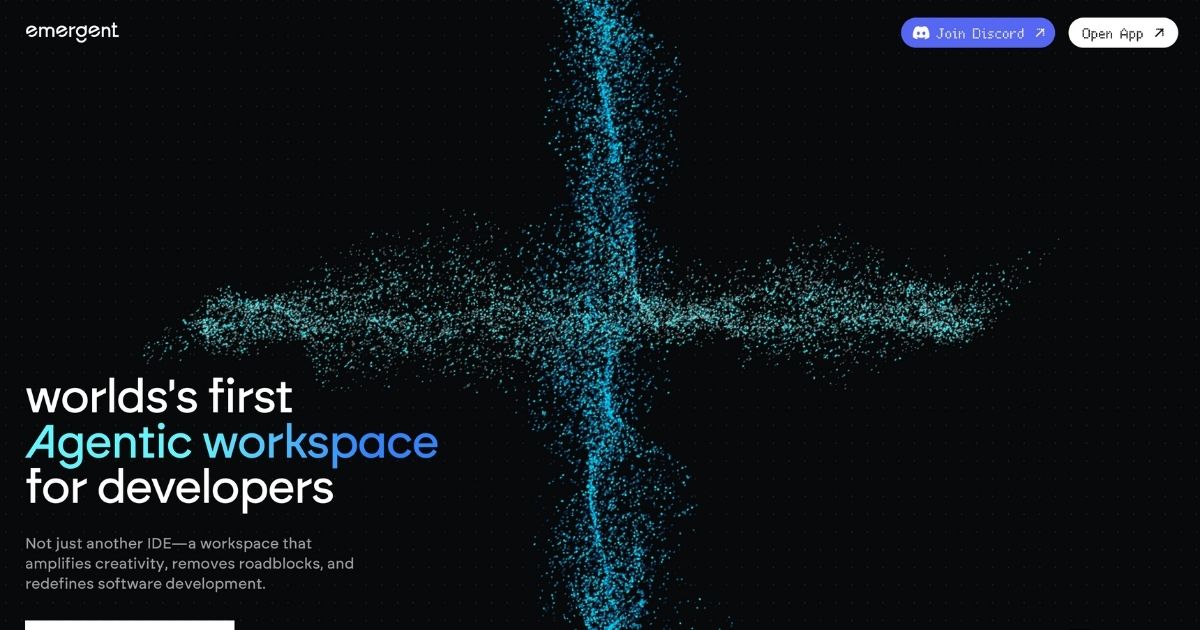 Emergent: Agentic workspace for developers