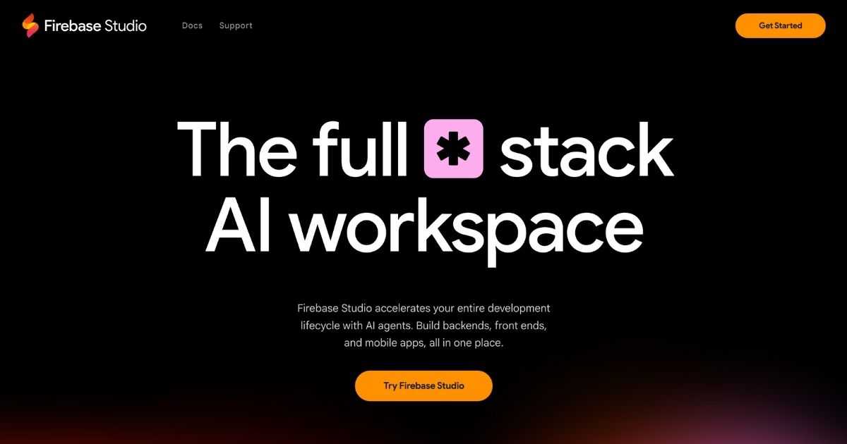 FirebaseStudio: AI-powered full stack workspace