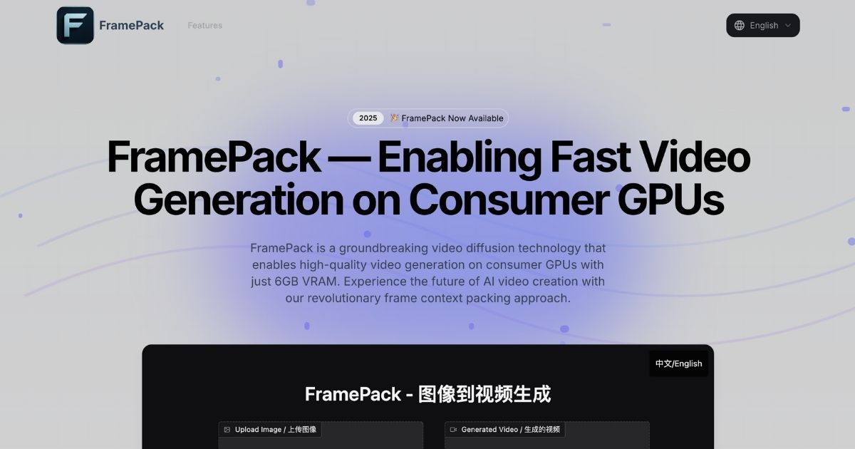 FramePack: Video generation revolutionized