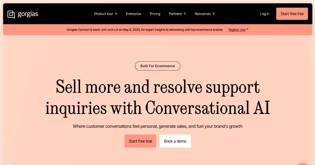 Gorgias: Conversational AI for sales and support