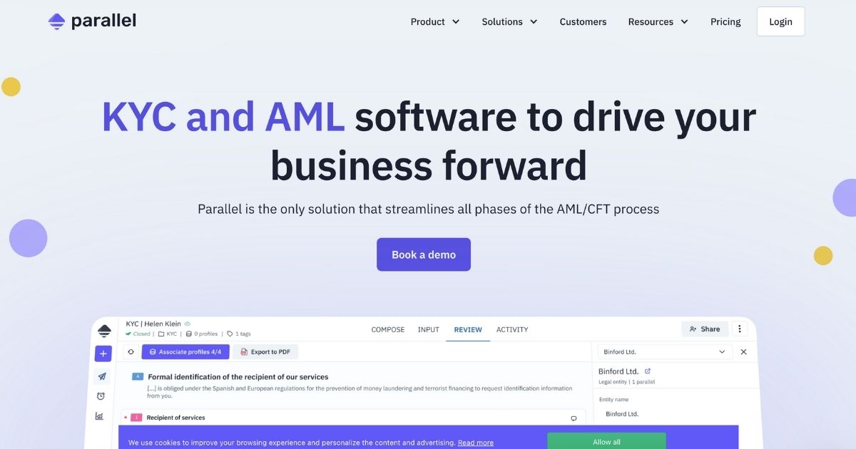 Parallel: AML software for businesses