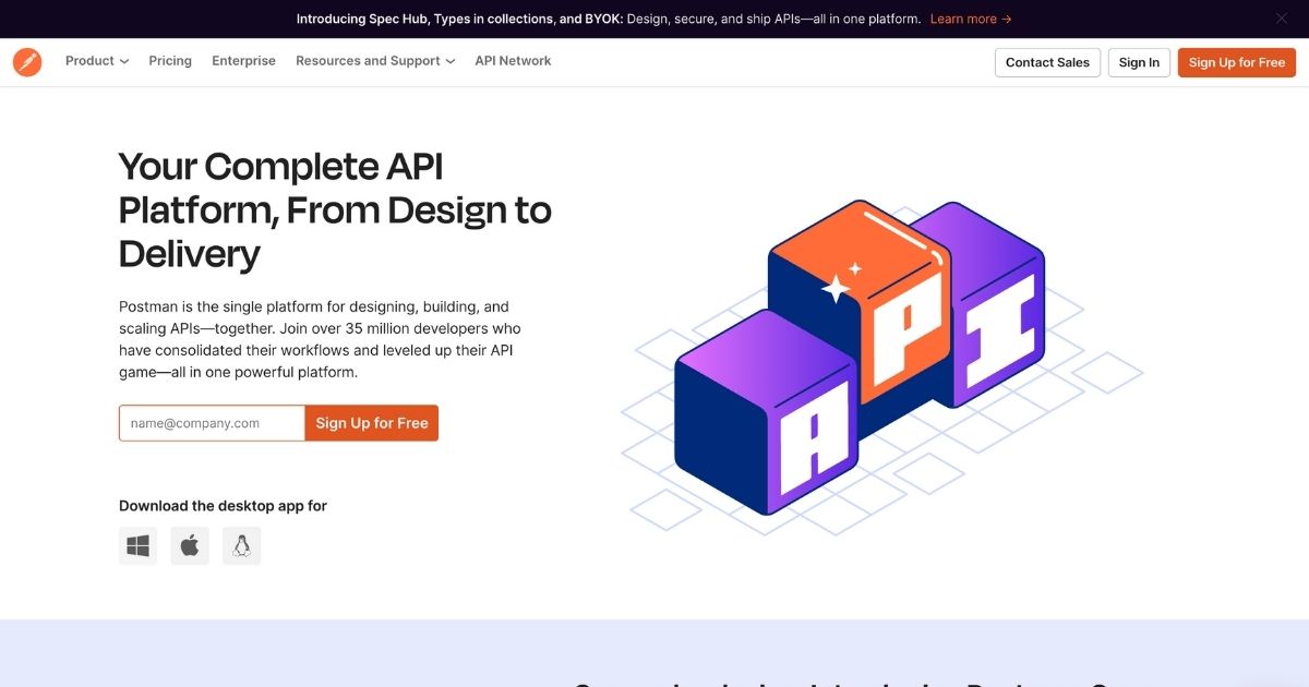 Postman: API management platform