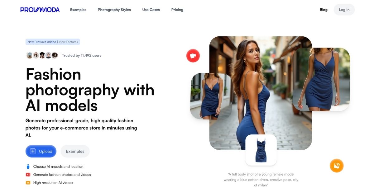 Provamoda: AI fashion photography tool