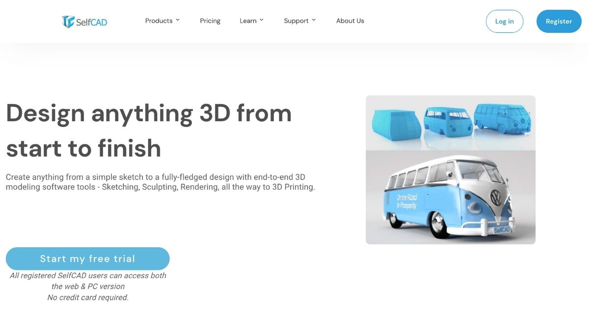 SelfCAD: 3D modeling tool