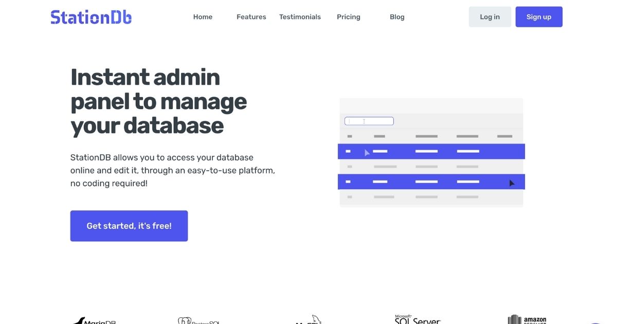 StationDb: Database management tool