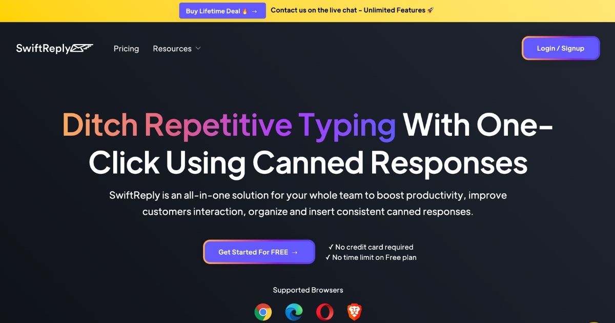 SwiftReply: Productivity tool for efficient communication